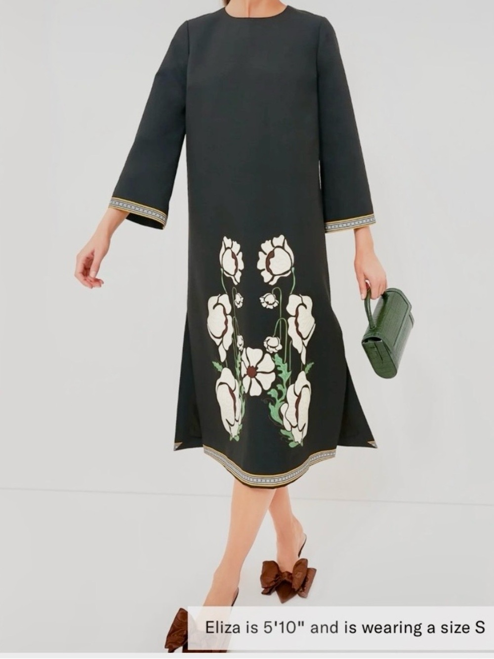 Tuckernuck Black Moonflower Hutton dress